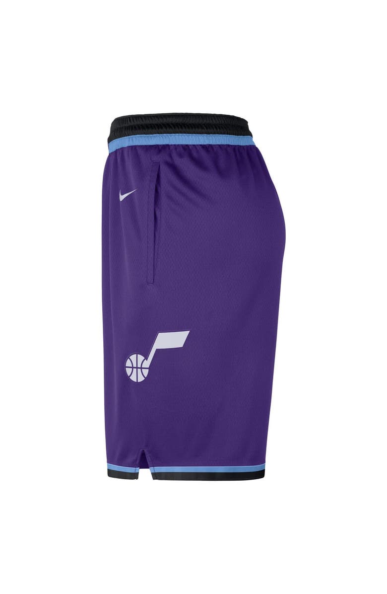 Nike Men's Nike Purple Utah Jazz Swingman Performance Shorts – Icon Edition, Alternate, color, Purple