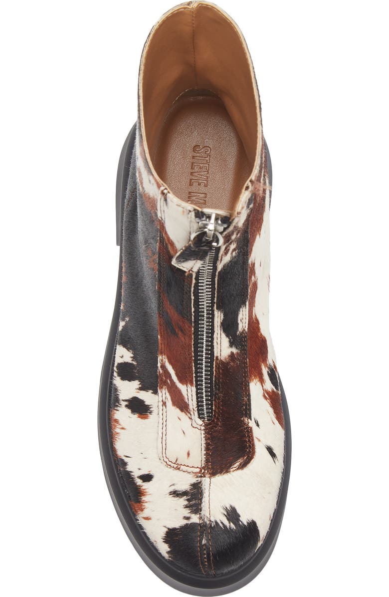 Steve Madden Jones Bootie, Alternate, color, Cow Print Calf Hair
