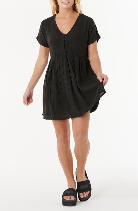 Premium Surf Cotton Gauze Babydoll Dress