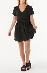 Rip Curl Premium Surf Cotton Gauze Babydoll Dress