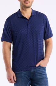 Robert Graham Aaron Checkered Knit Polo