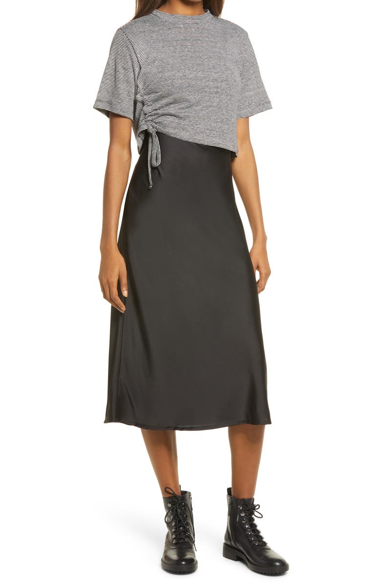 AllSaints Benno Top & Slipdress, Main, color,