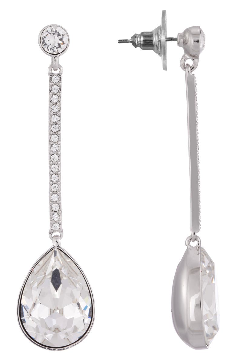 Nina Swarovski Crystal Drop Earrings, Main, color,