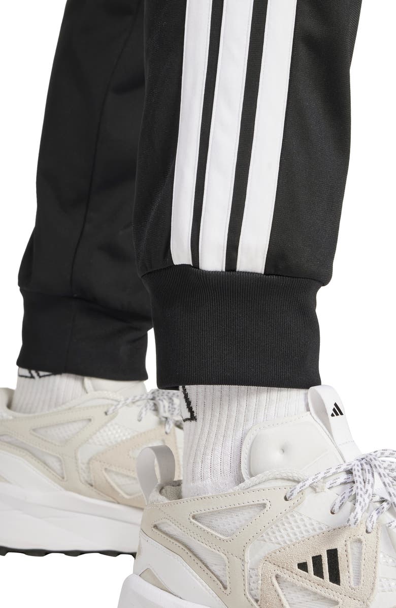 adidas 3-Stripes Tricot Joggers, Alternate, color, Black/White