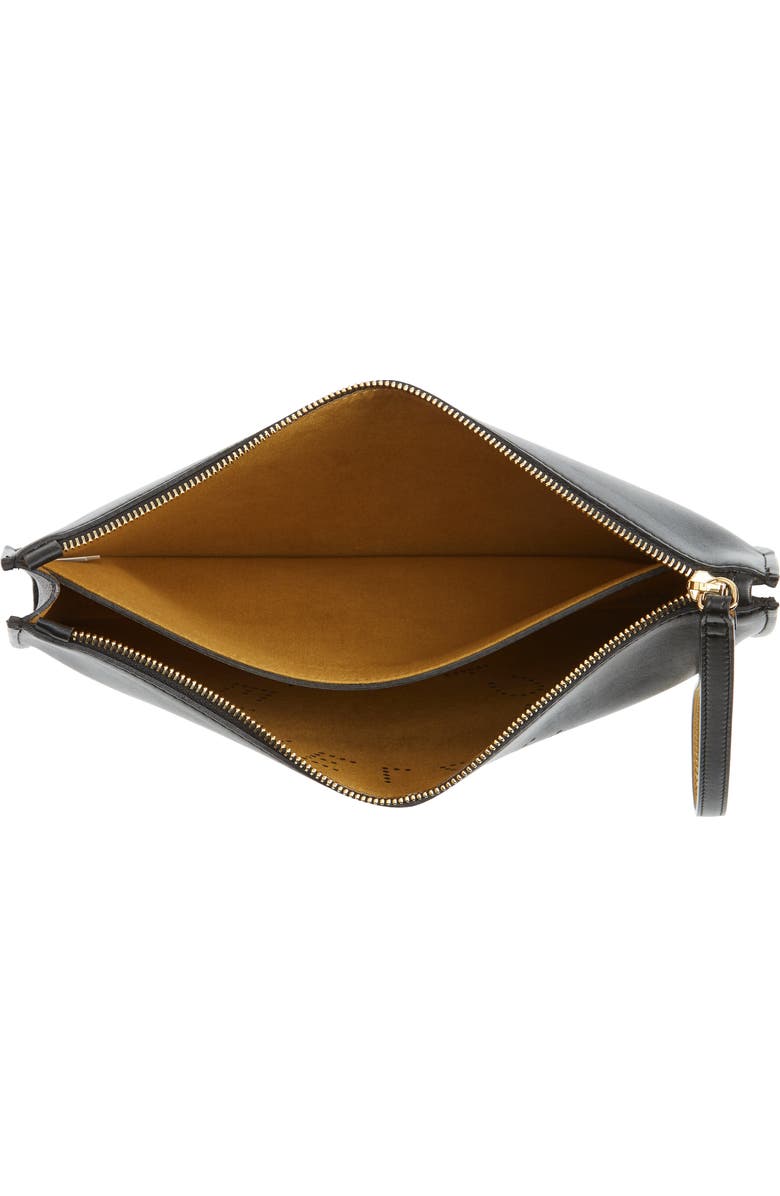 Stella McCartney Pochette Faux Leather Zip Pouch, Alternate, color,