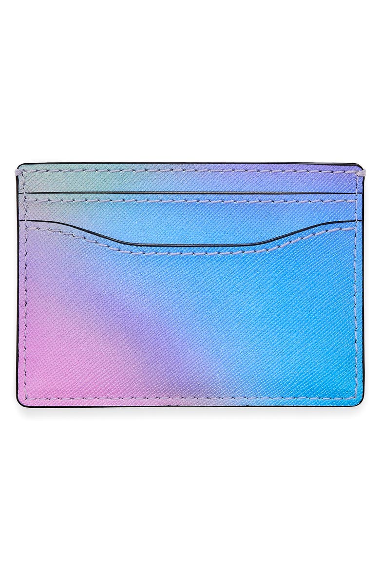 The Airbrush Utility Snapshot Card Case, Alternate, color, BLUE MULTI
