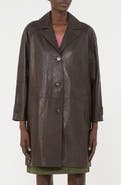 Weekend Max Mara Camino Leather Trench Coat