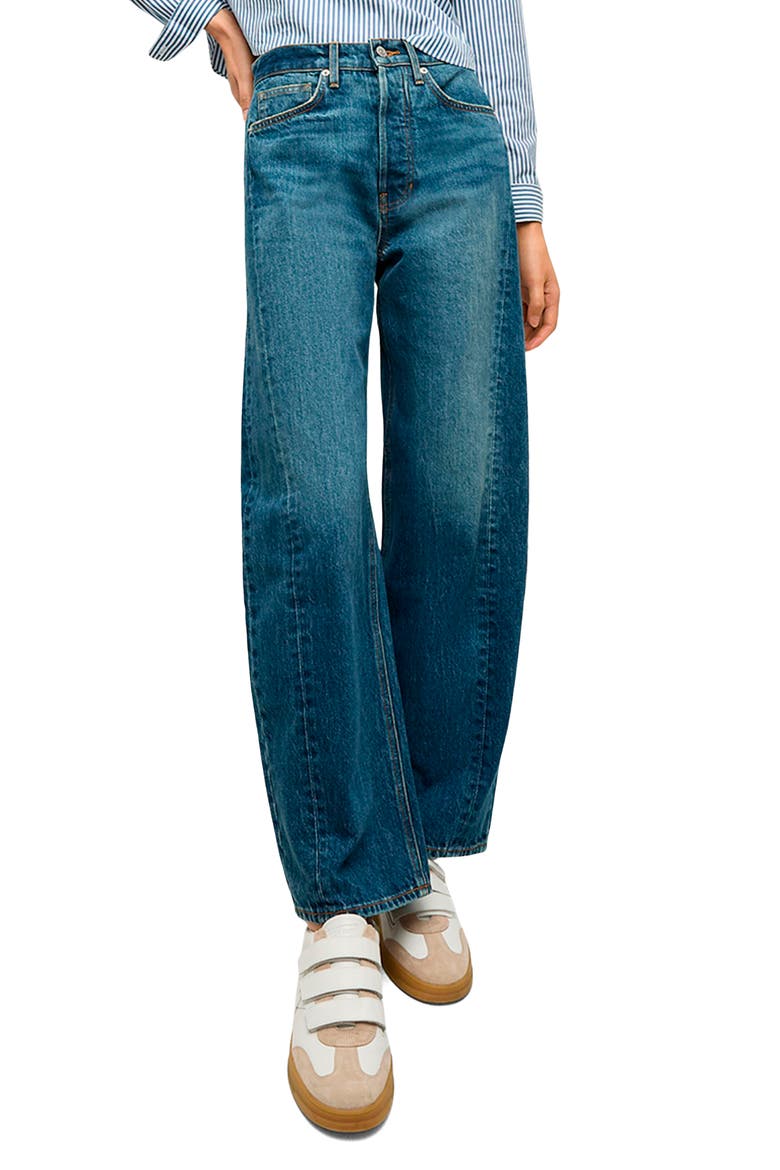 Ryder Barrel Jeans, Main, color, BANDIT