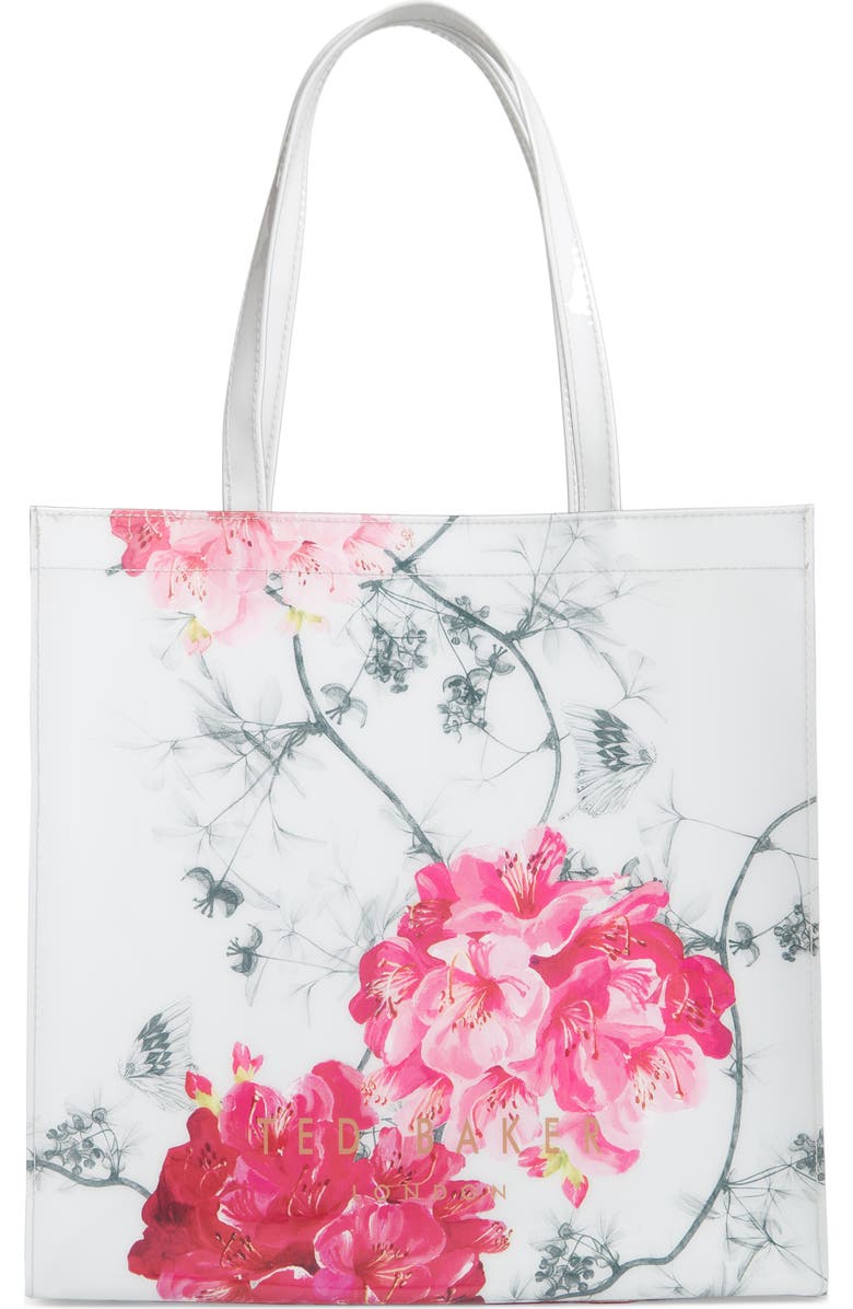 Ted Baker London Large Babylon Print Icon Tote, Main, color,