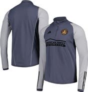 adidas Men's adidas Gray Atlanta United FC 2023 On-Field AEROREADY Quarter-Zip Training Top