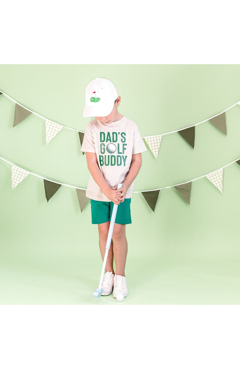 Sweet Wink Golf Tee Front Flag Patch Baseball Hat, Alternate, color, White