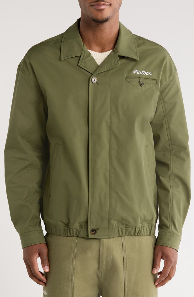 Malbon Golf Elliott Jacket, Alternate, color, Olivine