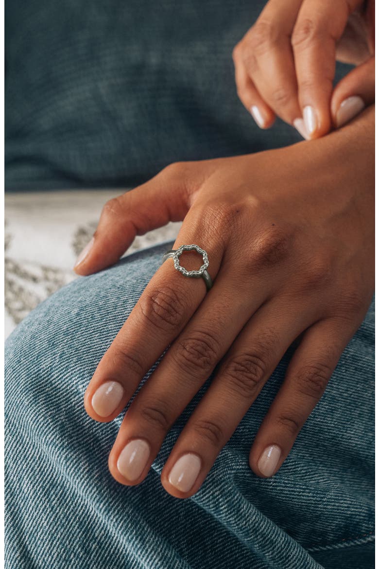 Marisole Cubic Zirconia Ring, Alternate, color, SILVER