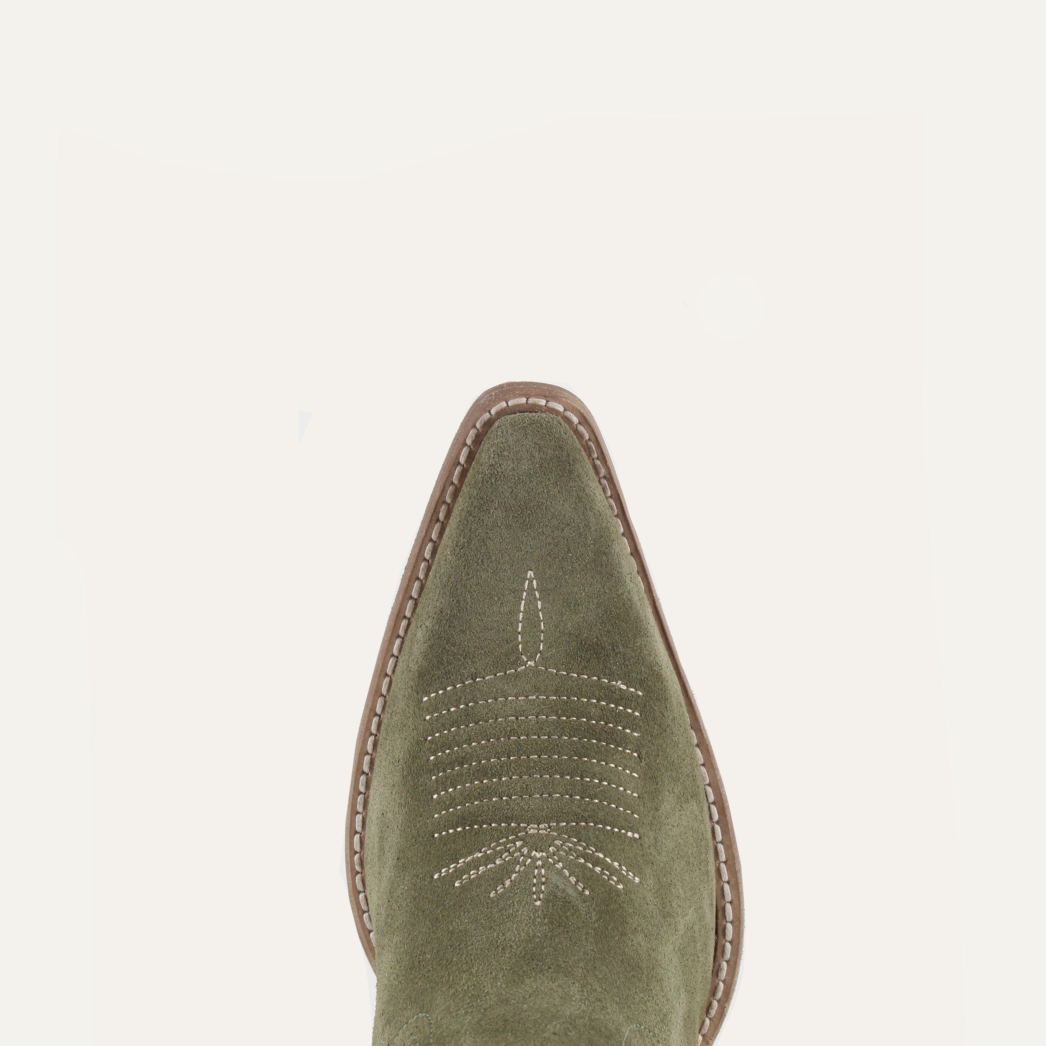 Buck & Brana Tessa Leather Boots, Alternate, color, Olive