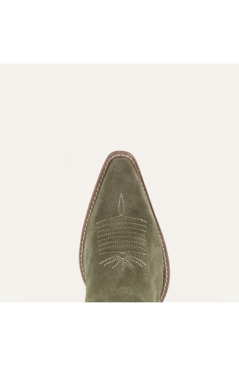 Buck & Brana Tessa Leather Boots, Alternate, color, Olive