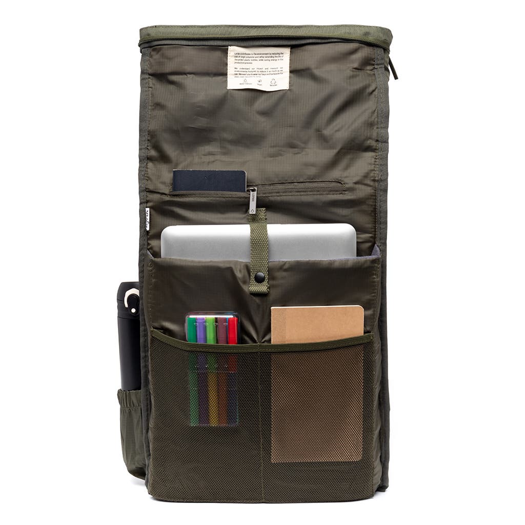 Roll Backpack, Alternate, color, OLIVE