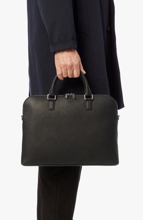 Shinola Portfolio Leather Briefcase In Black