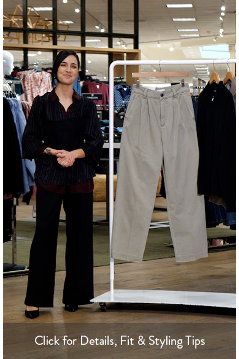 Slater Pleated Wide Leg Pants video