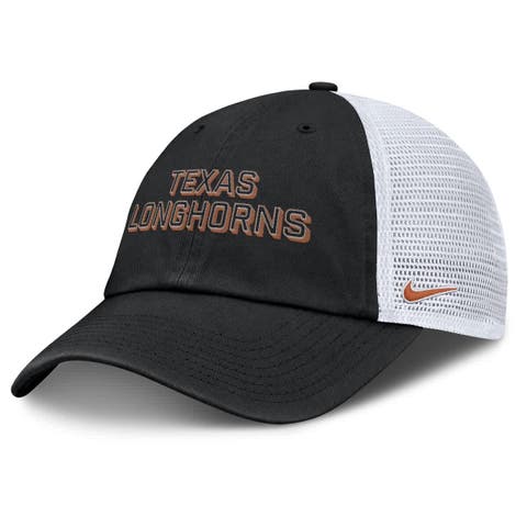 Men's Nike Black Texas Longhorns 2025 Gameday On-Field Club Adjustable Trucker Hat