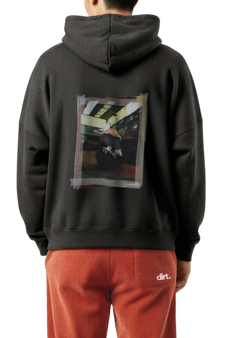 Subway Surfer Oversize Cotton Hoodie, Alternate, color, GREY