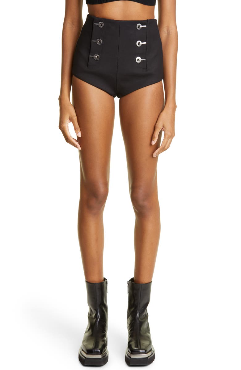 Dion Lee High Waist Sailor Shorts, Main, color, 