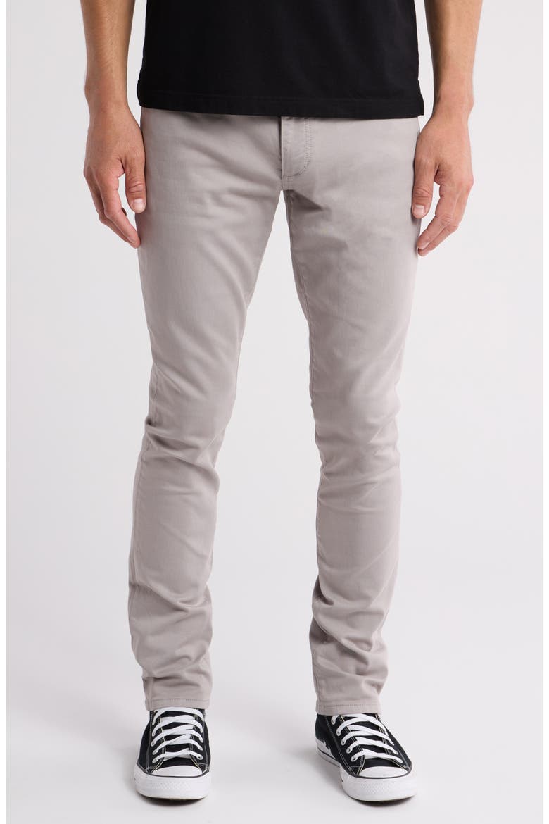 Slim Fit Slim Leg Pants, Main, color, QUIET GRAY