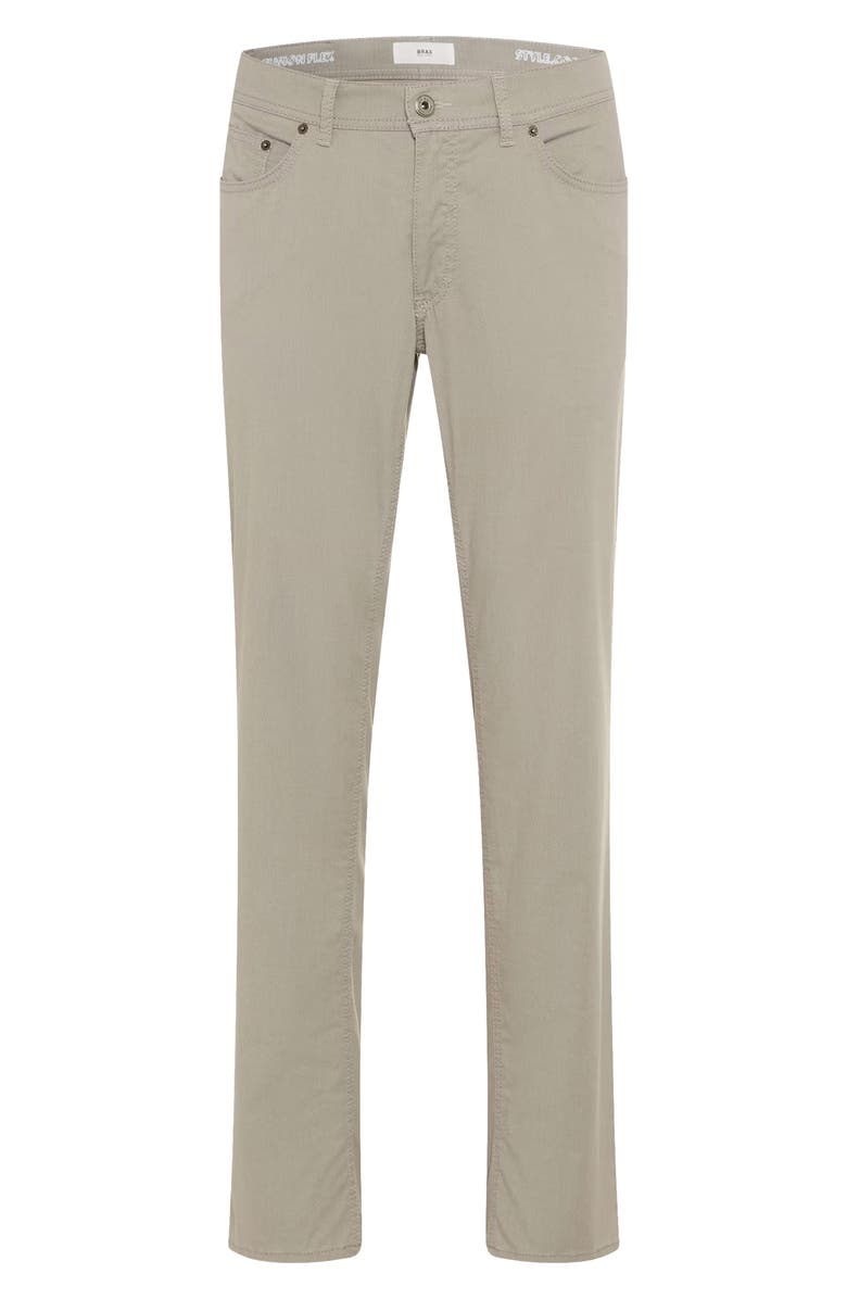 Brax Cooper Microprint Ultralight Five-Pocket Pants, Main, color, Sesame