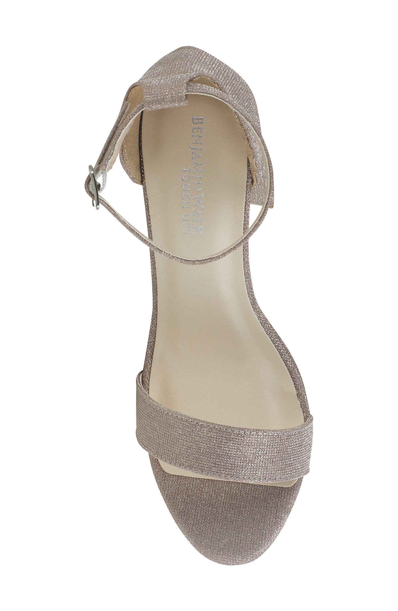 Mia Ankle Strap Sandal, Alternate, color, CHAMPAGNE