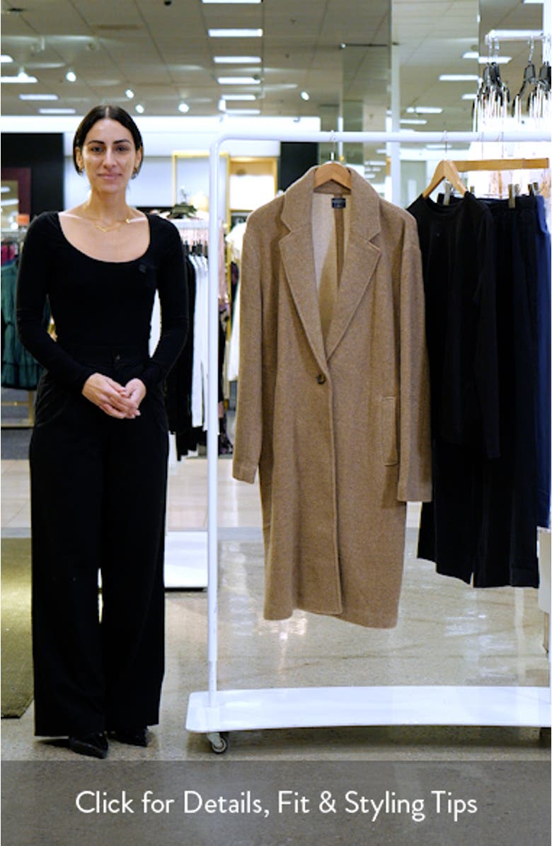 The Atlantic Wool Blend Knit Coat, sales video thumbnail