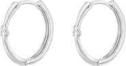 Bearfruit Jewelry Sterling Silver 18k Gold Plated Hannah Hoops Classic Dainty