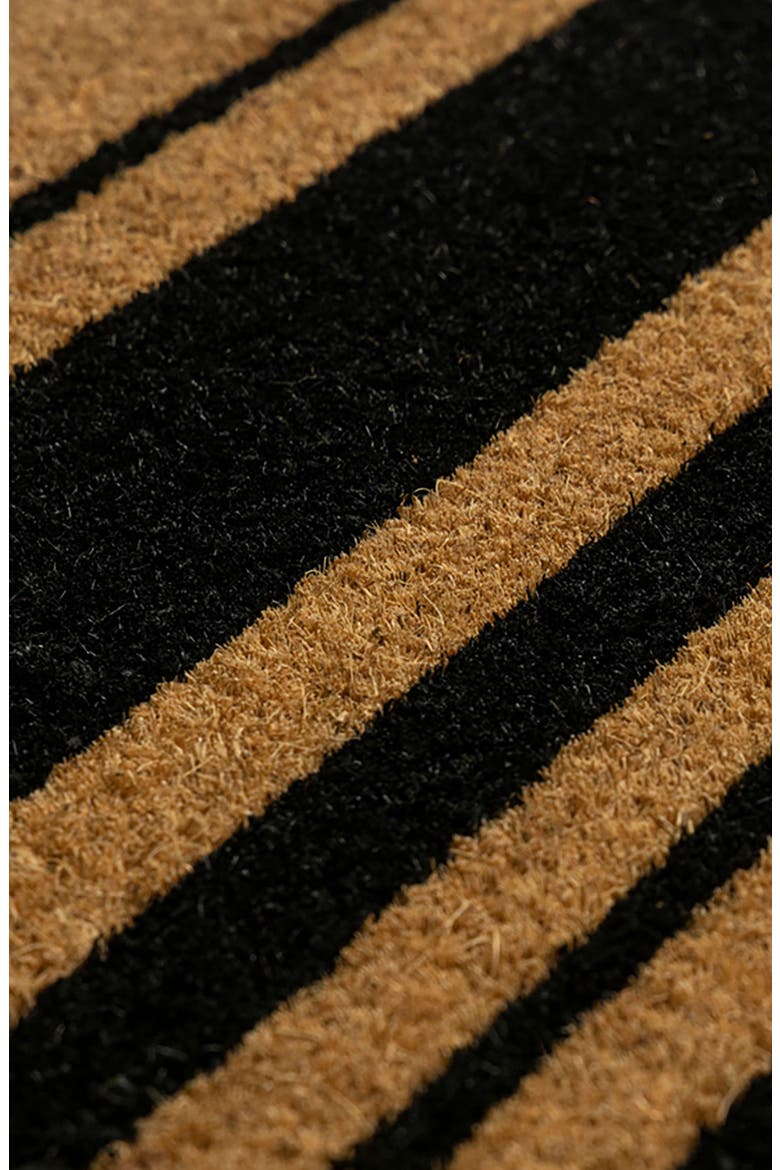 Bold Stripes Doormat, Alternate, color, NATURAL COIR / BLACK