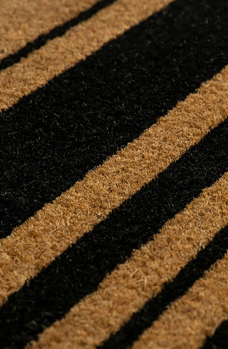ENTRYWAYS Bold Stripes Doormat, Alternate, color, Natural Coir / Black