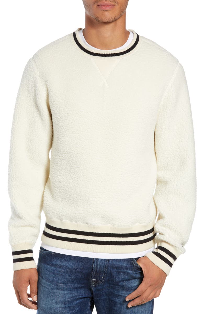 Todd Snyder + Champion Fleece Crewneck Sweatshirt, Main, color,
