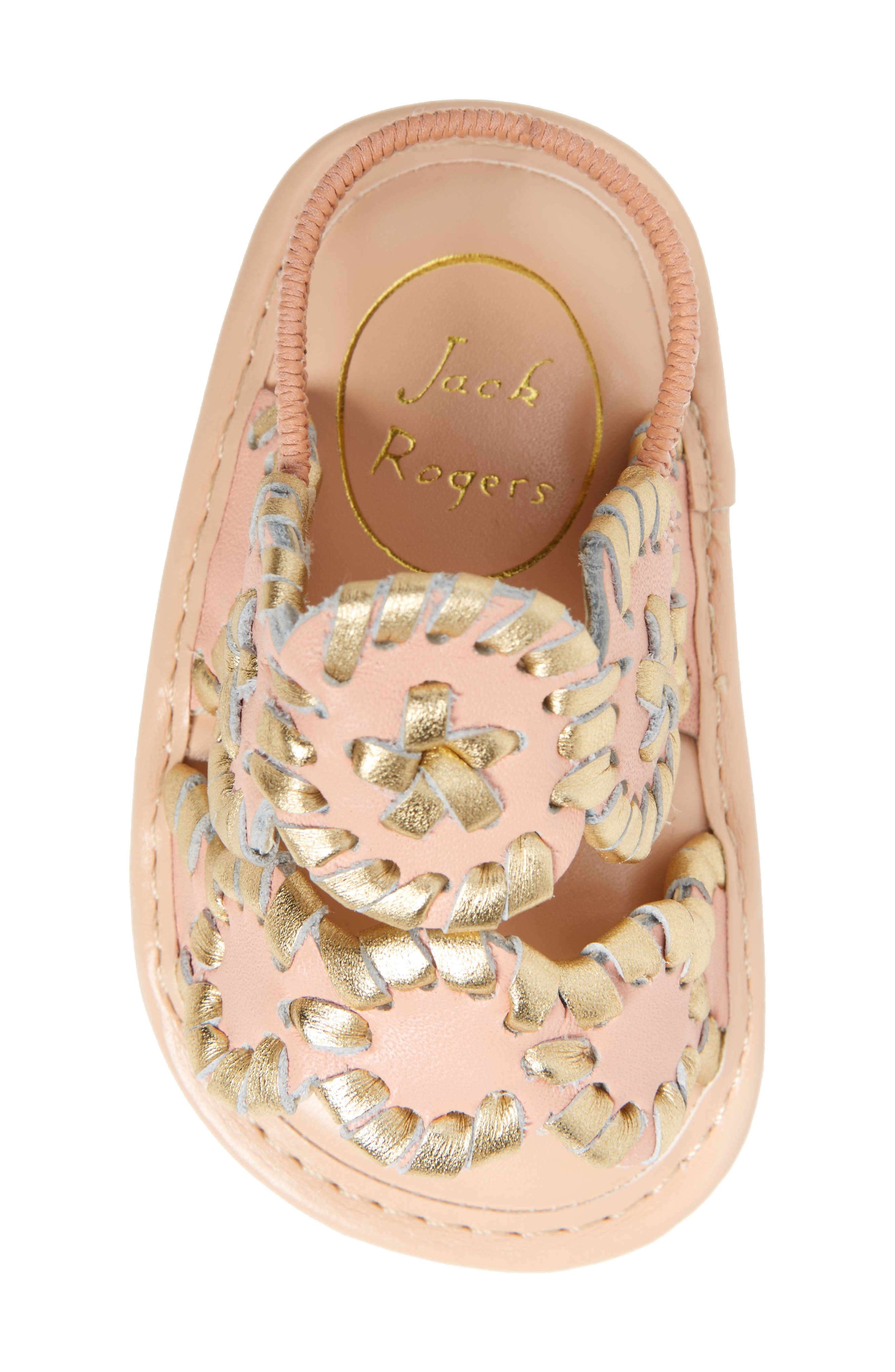 'Lauren' Sandal, Alternate, color, BLUSH/GOLD