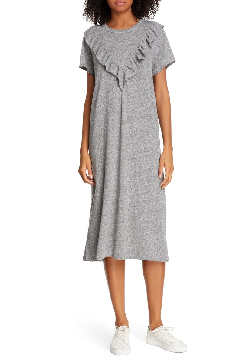 THE GREAT. The Tuxedo T-Shirt Dress, Main, color, 