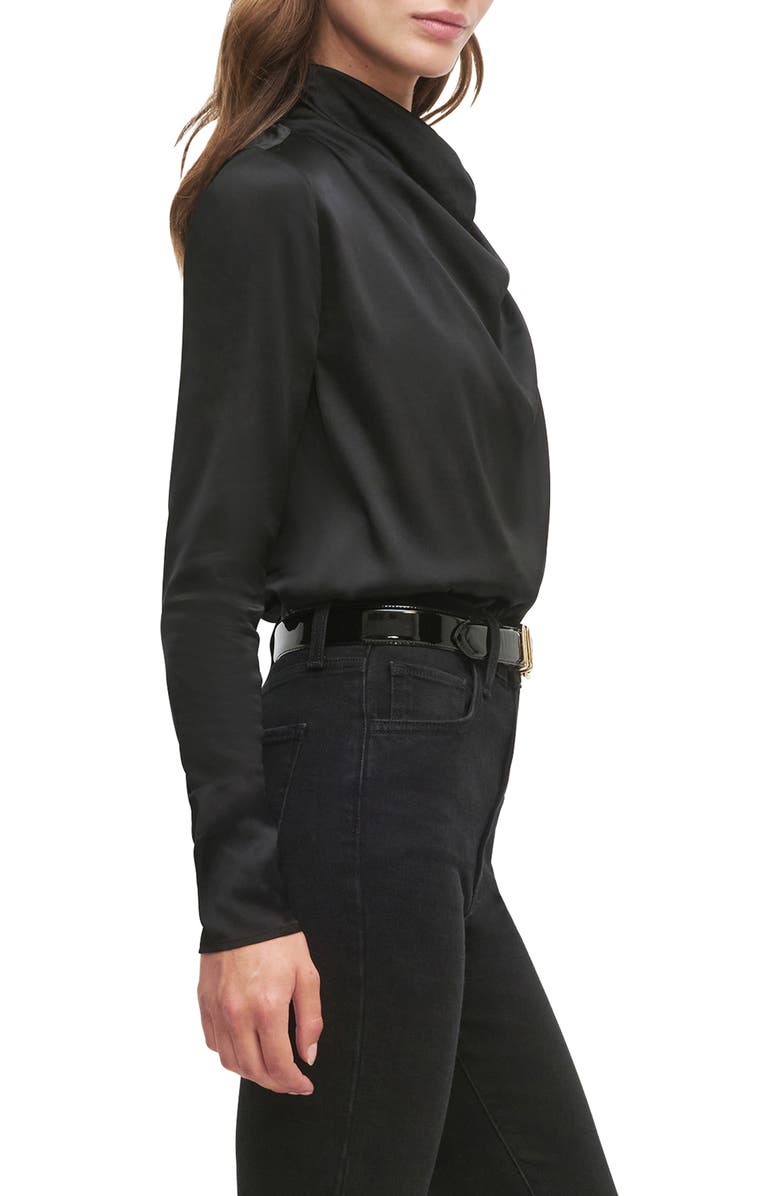 Favorite Daughter The Alice Long Sleeve Top, Alternate, color, Black