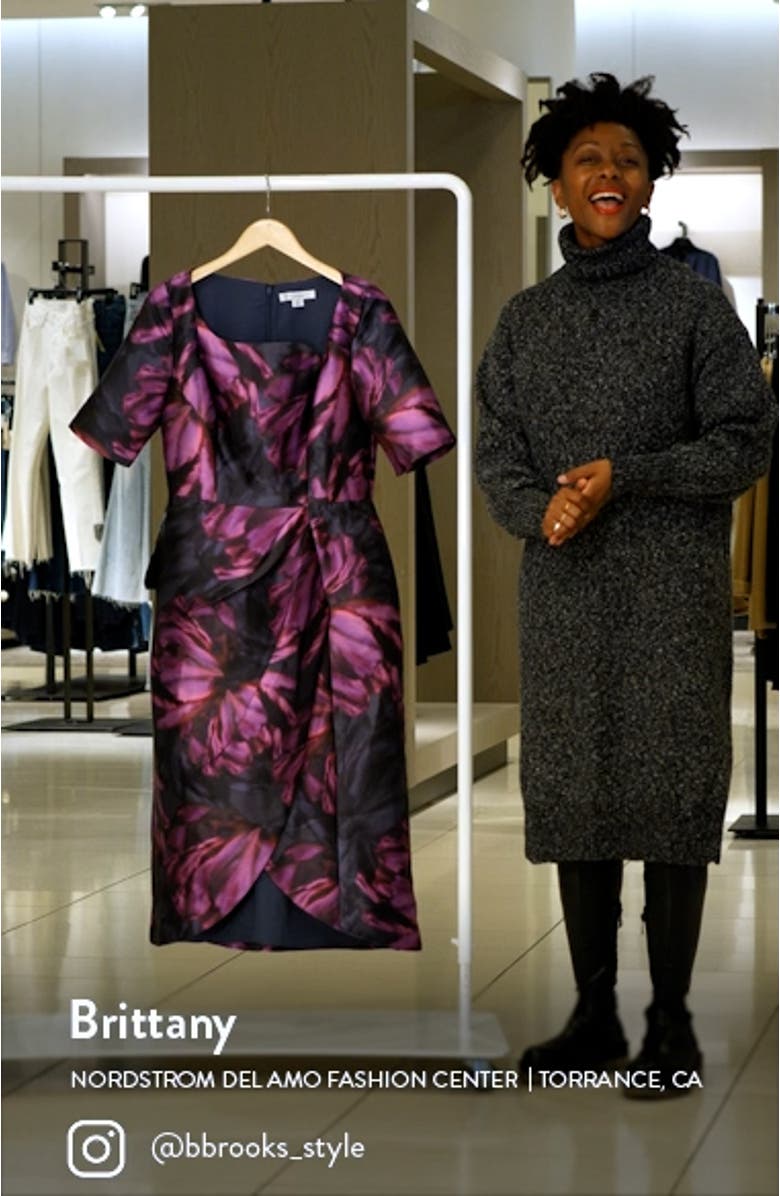 Tallulah Floral High-Low Maxi Tulip Dress, sales video thumbnail