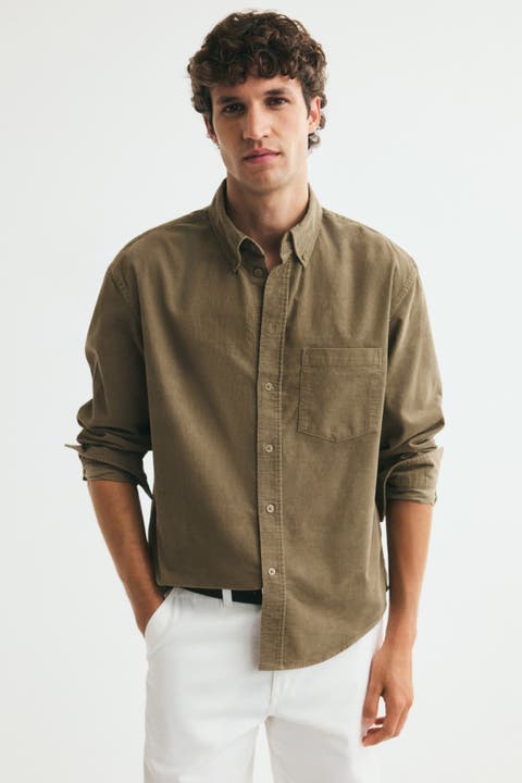 Regular-fit Corduroy Shirt