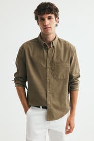 H&M Regular-fit Corduroy Shirt