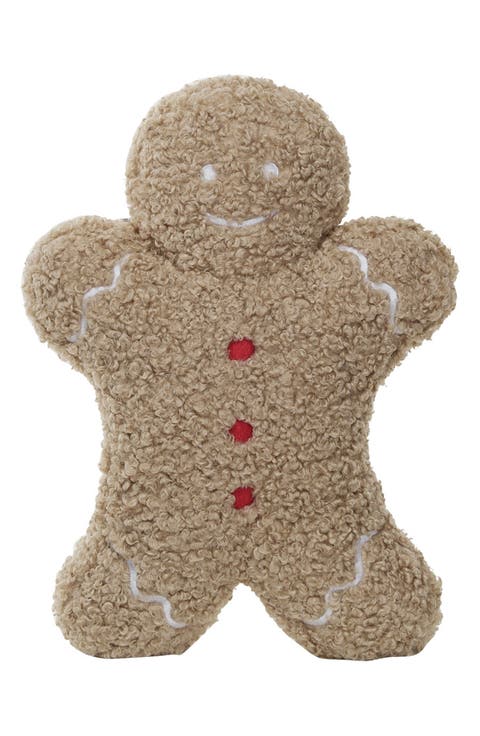 Gingerbread Man Accent Pillow