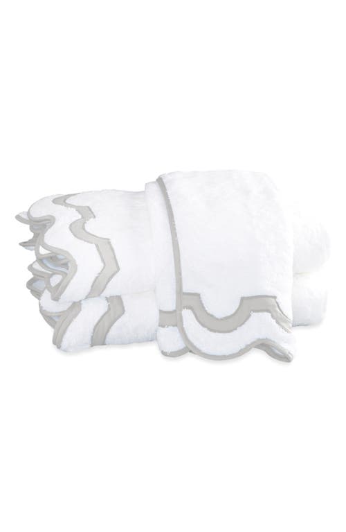 Matouk Mirasol Hand Towel In Silver