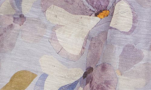 Zimmermann Dawning Mini Dress In Lilac Pansy