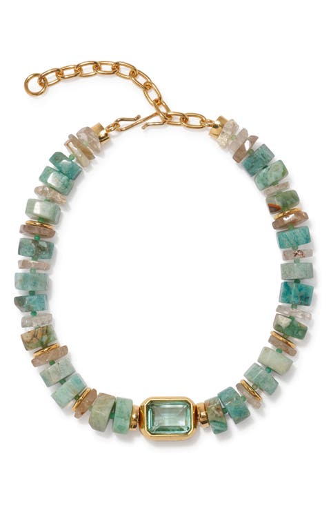 Goddess Beaded Collar Necklace