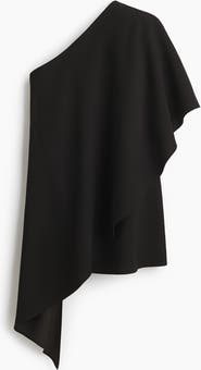 H&M One-shoulder Cape Top