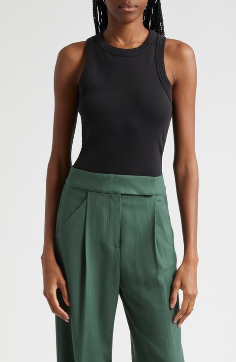 Jordyn Stretch Cotton Rib Tank