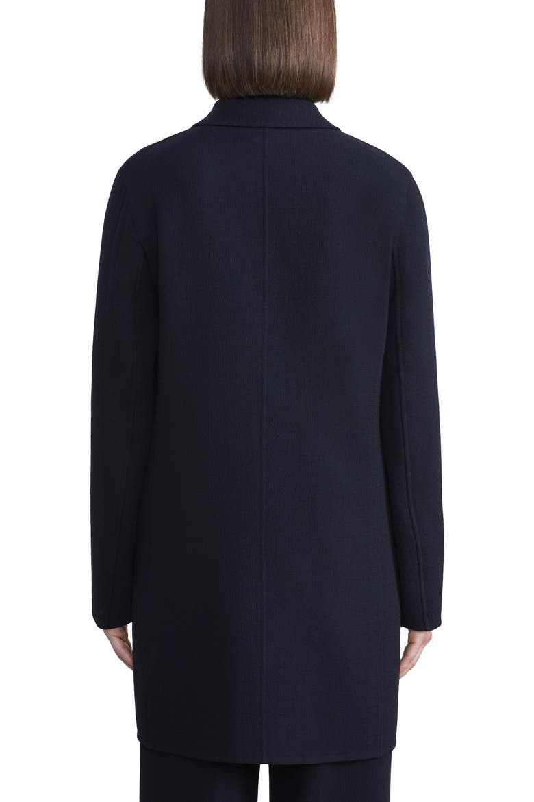 Double Breasted Wool Blazer, Alternate, color, NAVY