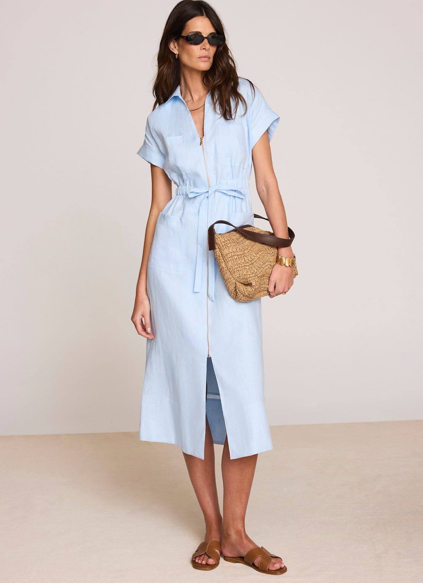 linen tee dress Emma Shirt Dress - Linen