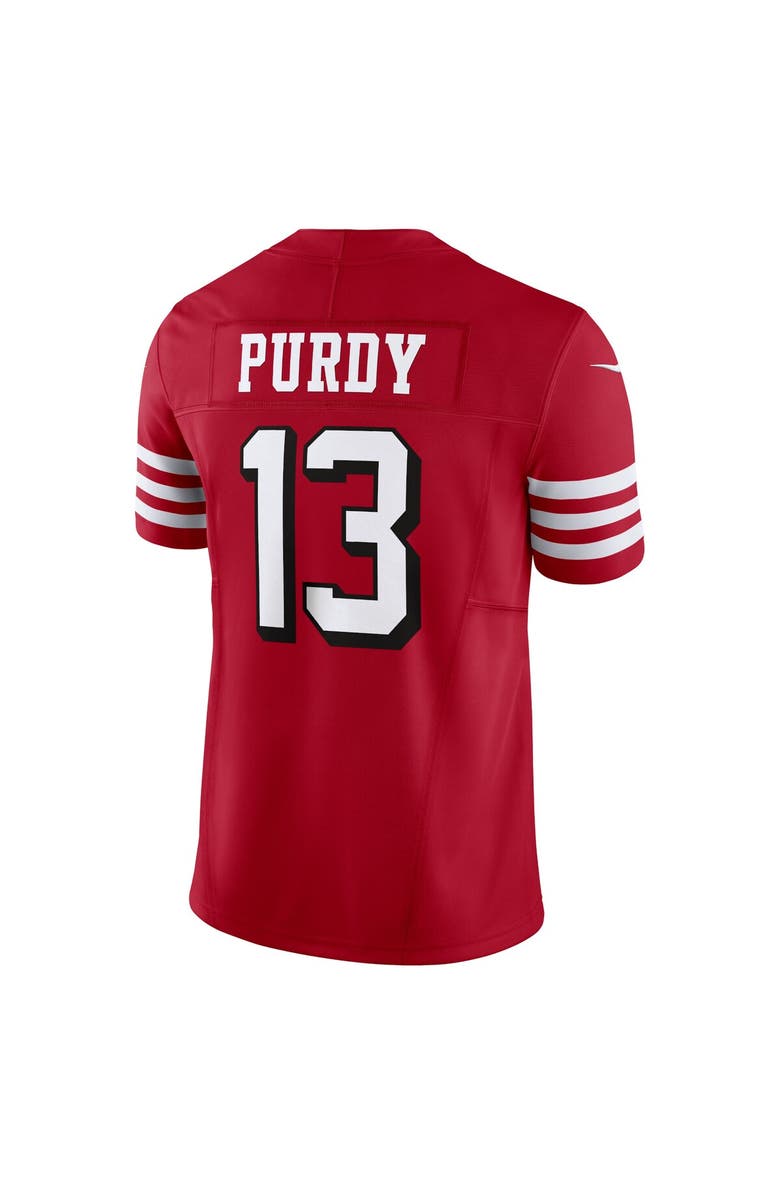 Nike Men's Nike Brock Purdy Scarlet San Francisco 49ers Vapor F.U.S.E. Limited Jersey, Alternate, color, Scarlet