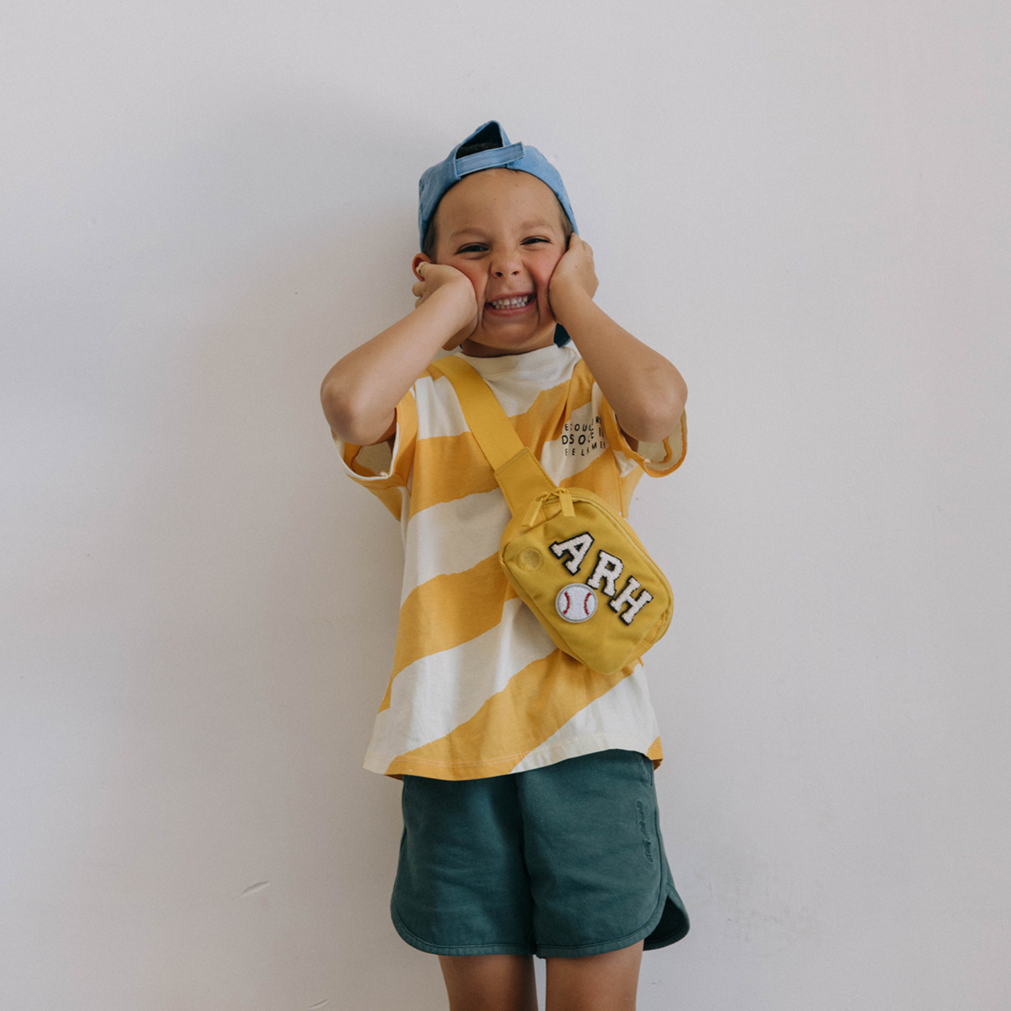 Parker Kids Co. Customizable Belt Bag + Patches - Dreamer Set, Alternate, color, Peacock