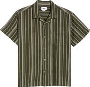 Obey Hugh Stripe Camp Shirt